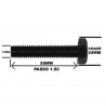 Parafuso Sextavado Ao 8.8  M16 x 50MM MB DIN 961 M16-1.50x50 ROSCA INTEIRA