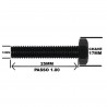 Parafuso Sextavado Ao 8.8  M10 x 25MM MB DIN 961 M10-1.00X25 ROSCA INTEIRA