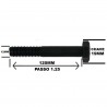 Parafuso Sextavado Ao 8.8  M12 x 120MM MB 1,25 DIN 960 M12-1.25x120 ROSCA PARCIAL